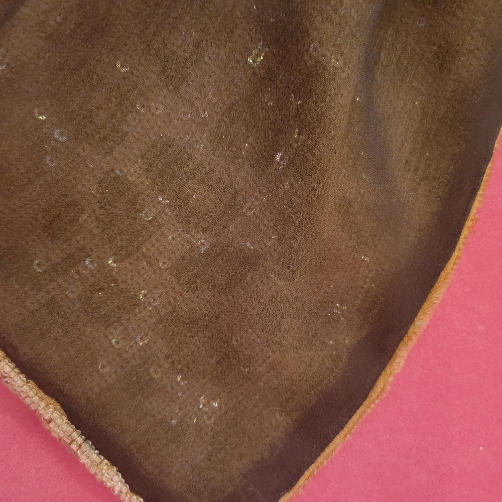 Vintage Sequin Scarf - Picture 4 of 5